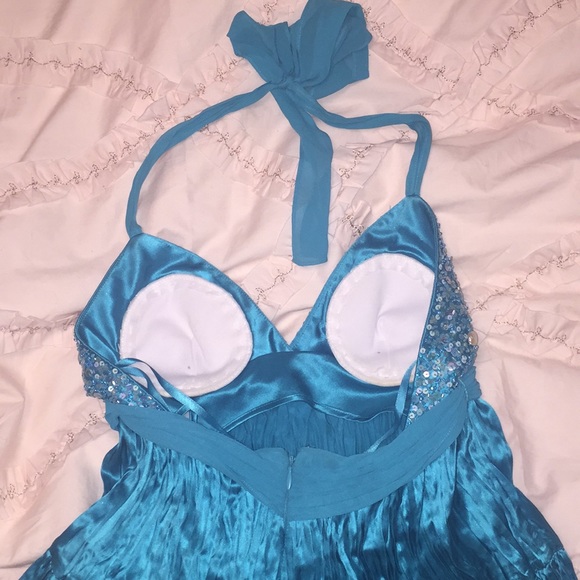 BCBG halter sparkle cocktail dress - Picture 4 of 4